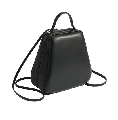 High Quality Genuine Leather Backpack Women Korean Minority Designer All-match Fashion Backpacks Solid Casual Mochilas Mujer