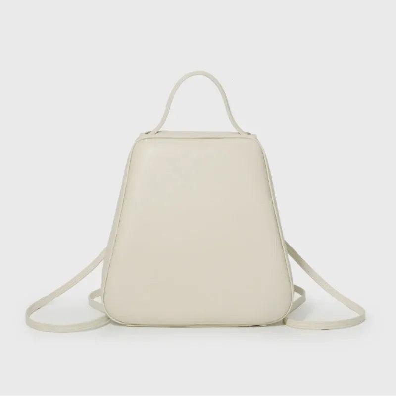 High Quality Genuine Leather Backpack Women Korean Minority Designer All-match Fashion Backpacks Solid Casual Mochilas Mujer
