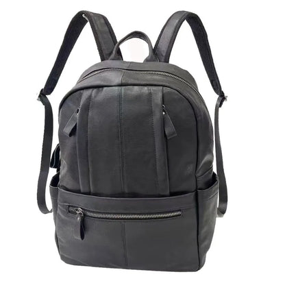High Quality Genuine Leather Backpacks Men Business Bag Computer Backpack Large Capacity Multifunctional Mochila Luxury Bolsas