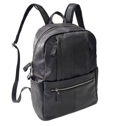 High Quality Genuine Leather Backpacks Men Business Bag Computer Backpack Large Capacity Multifunctional Mochila Luxury Bolsas