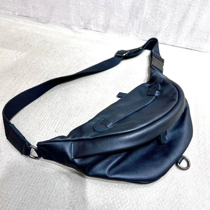 High Quality Genuine Leather Chest Bag Korean Chic Casual Large Capacity Crossbody Bag Female All-match Shoulder Handbags Female
