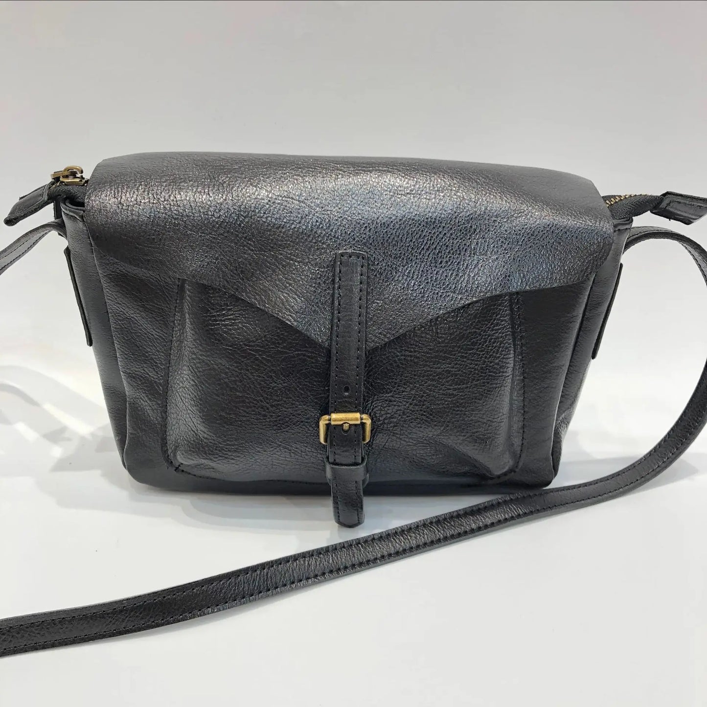High Quality Genuine Leather Crossbody Message Bag Casual Commuter Al-match Large Capacity Chest Bag2024 New Luxury Bolsas