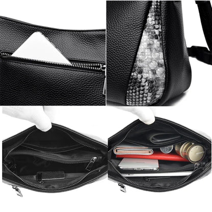 High Quality Genuine Leather Large Capacity Shoulder Crossbody Bags for Women Luxury Cow Leather Handbags Lady Bucket Bag Purses