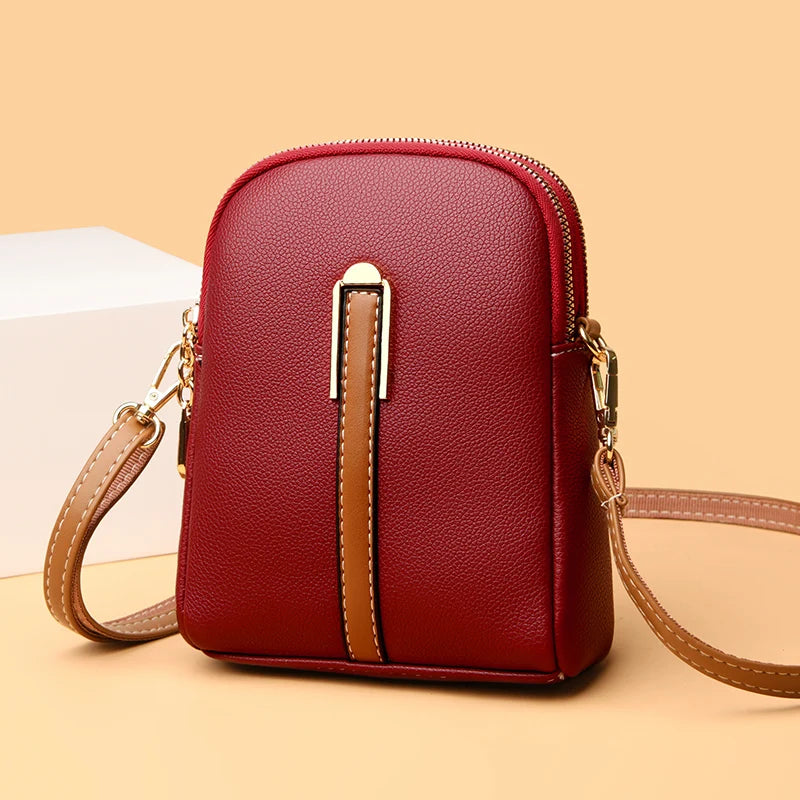High Quality Genuine Leather Luxury Handbags Women Bag Designer Female Crossbody Shoulder Bags 2023 Ladies Cowhide Messenger Sac