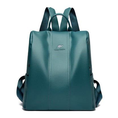 High Quality Genuine Leather Women Backpack Fashion Luxury Ladies Travel Knapsack Girls Shoulder School Bags Cowhide Sac Mochila
