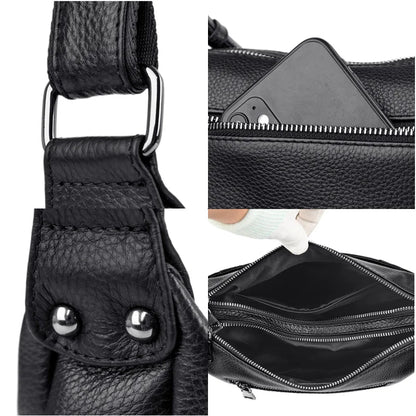 High Quality Genuine Leather Women Shoulder Bag Designer High Capacity Handbag Travel Luxury Hand Bag Female Large Messenger Bag