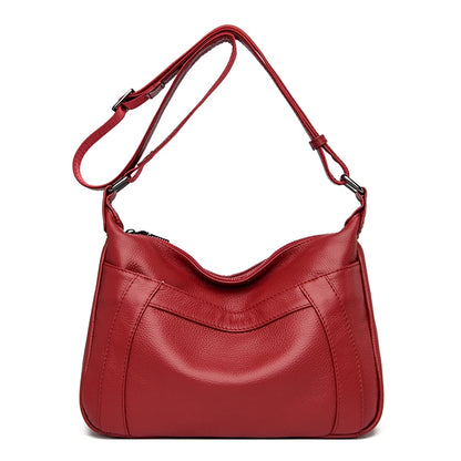 High Quality Genuine Leather Women Shoulder Bag Designer High Capacity Handbag Travel Luxury Hand Bag Female Large Messenger Bag