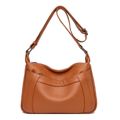 High Quality Genuine Leather Women Shoulder Bag Designer High Capacity Handbag Travel Luxury Hand Bag Female Large Messenger Bag