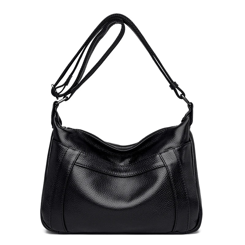 High Quality Genuine Leather Women Shoulder Bag Designer High Capacity Handbag Travel Luxury Hand Bag Female Large Messenger Bag