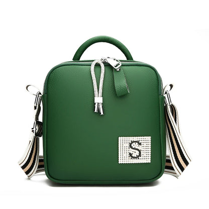 High Quality Genuine Leather Women's Shoulder Crossbody Sac Designer Solid Color Cowhide Female Messenger Handbag Women Tote bag