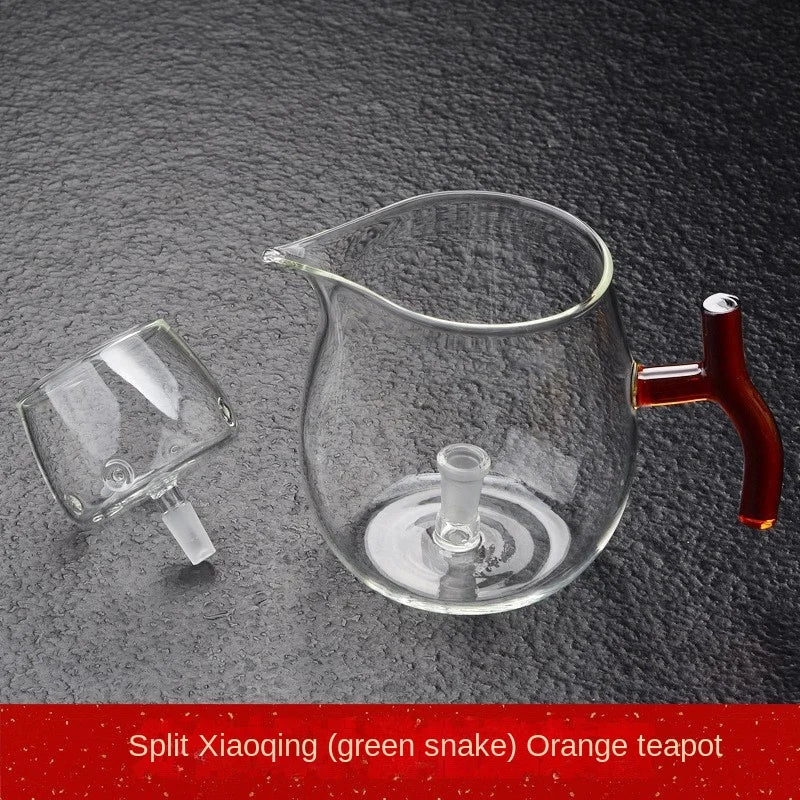 High Quality Glass Tea Pot High Borosilicate Heat Resistant Glass Teapot Transparent Pot Teapot for Tea in a Cup Pu Erh Gaiwan