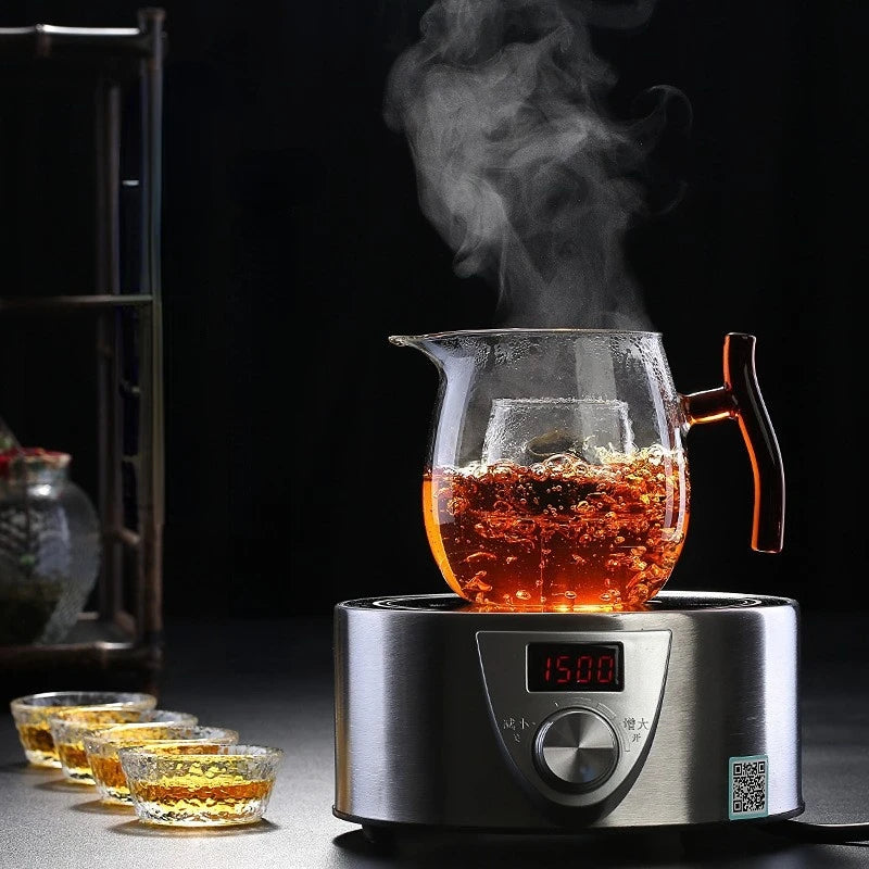 High Quality Glass Tea Pot High Borosilicate Heat Resistant Glass Teapot Transparent Pot Teapot for Tea in a Cup Pu Erh Gaiwan