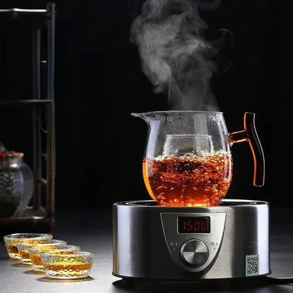 High Quality Glass Tea Pot High Borosilicate Heat Resistant Glass Teapot Transparent Pot Teapot for Tea in a Cup Pu Erh Gaiwan