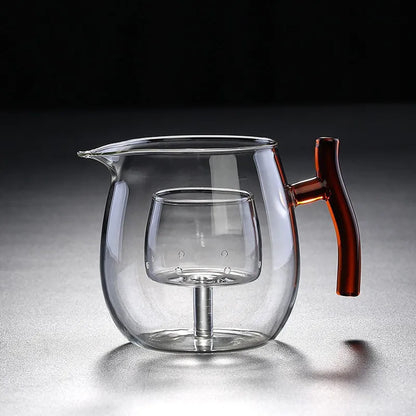High Quality Glass Tea Pot High Borosilicate Heat Resistant Glass Teapot Transparent Pot Teapot for Tea in a Cup Pu Erh Gaiwan