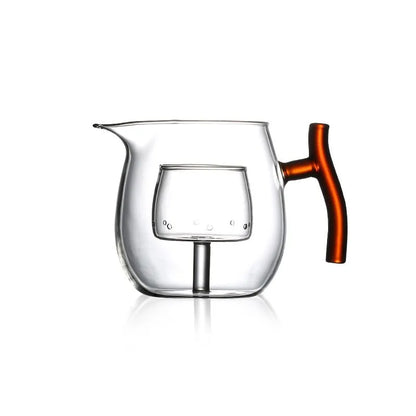 High Quality Glass Tea Pot High Borosilicate Heat Resistant Glass Teapot Transparent Pot Teapot for Tea in a Cup Pu Erh Gaiwan