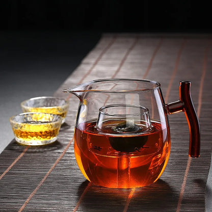 High Quality Glass Tea Pot High Borosilicate Heat Resistant Glass Teapot Transparent Pot Teapot for Tea in a Cup Pu Erh Gaiwan