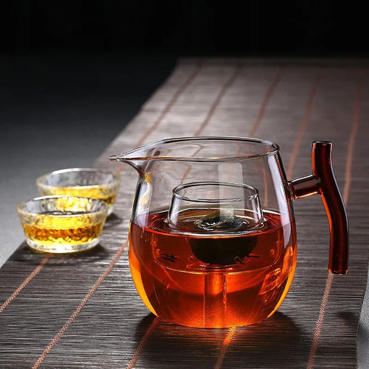 High Quality Glass Tea Pot High Borosilicate Heat Resistant Glass Teapot Transparent Pot Teapot for Tea in a Cup Pu Erh Gaiwan