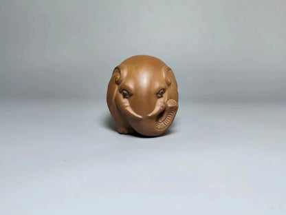 High Quality Handmade qinzhou nixing Clay Handmade Lucky FrogsTea Pet Teaset Ceremony Tea Accessories Kung Fu Cha Tea
