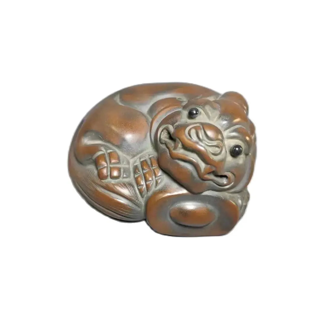 High Quality Handmade qinzhou nixing Clay Handmade Lucky FrogsTea Pet Teaset Ceremony Tea Accessories Kung Fu Cha Tea
