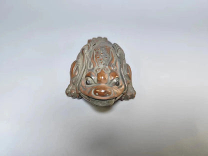 High Quality Handmade qinzhou nixing Clay Handmade Lucky FrogsTea Pet Teaset Ceremony Tea Accessories Kung Fu Cha Tea