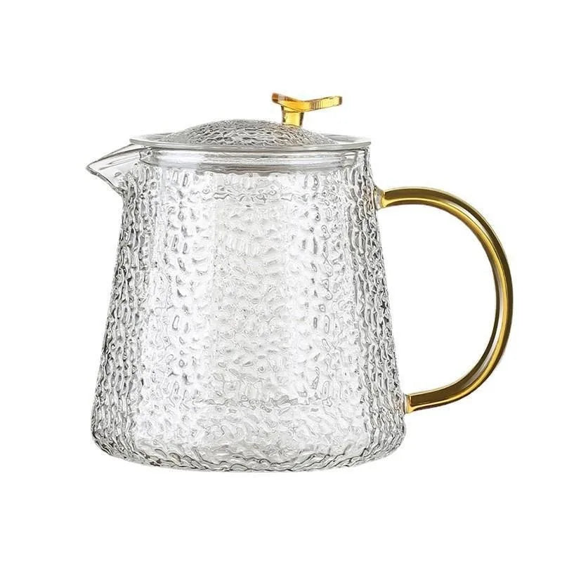 High Quality Heat Resistant Glass Tea Pot Chinese Kung Fu Tea Set Puer Kettle Coffee Glass Pot Convenient Office TeaPot