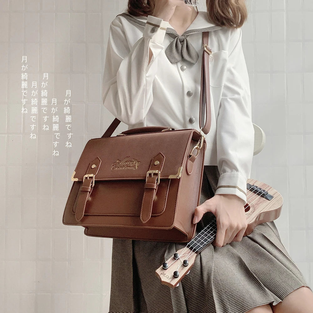 High Quality Japan Style Lolita JK Backpacks High Quality Girl Female MessengerBags Briefcase Bookbags School Bag Japanese