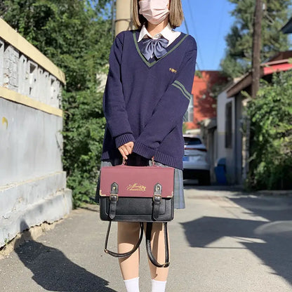 High Quality Japan Style Lolita JK Backpacks High Quality Girl Female MessengerBags Briefcase Bookbags School Bag Japanese