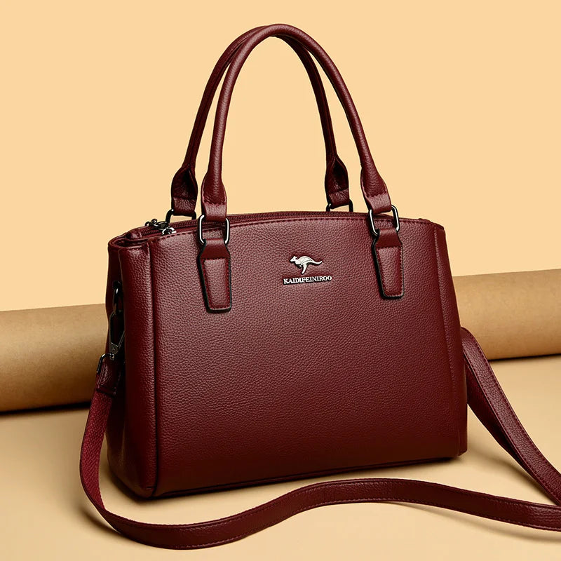 High Quality Ladies Purses and Handbags Luxury Soft Leather Messenger Bag Designer Shoulder Crossbody Bags for Women 2023 Sac