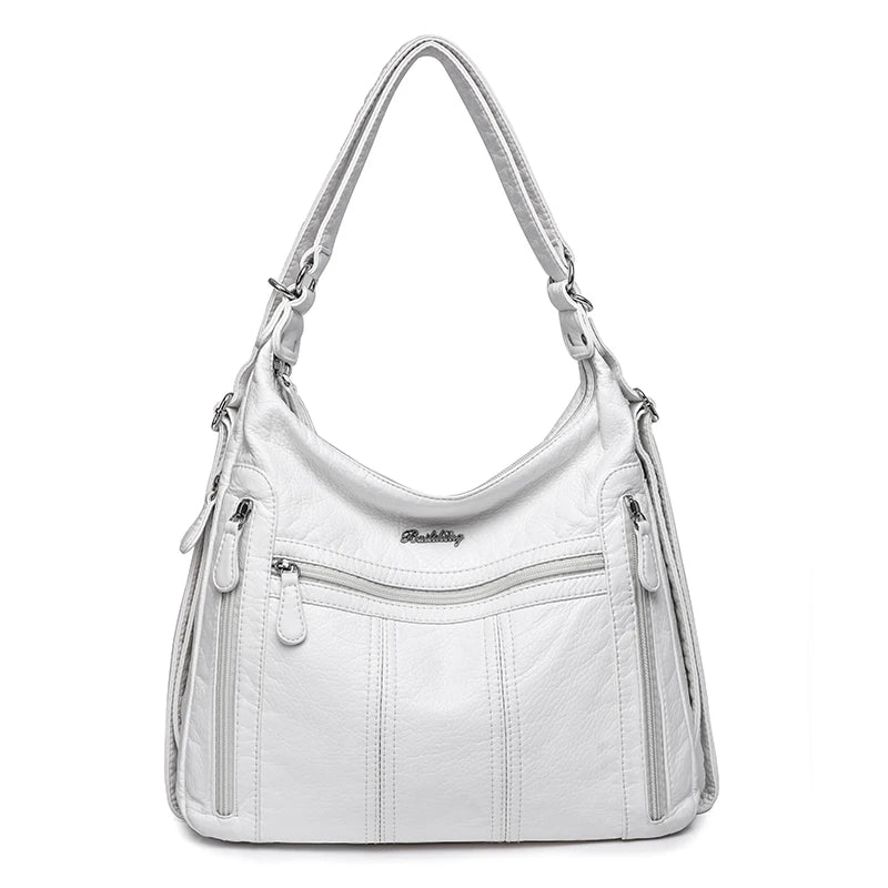 High Quality Large Capacity 3 In 1Women Backpack Luxury Soft Leather Shoulder Crossbody Bag For Women Fashion Ladies Handbag Sac