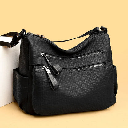 High Quality Leather Handbag Casual Crossbody Bags for Women 2023 New Large Capacity Shoulder Bags Ladies Travel Tote Bag Sac