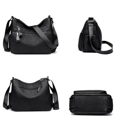 High Quality Leather Handbag Casual Crossbody Bags for Women 2023 New Large Capacity Shoulder Bags Ladies Travel Tote Bag Sac