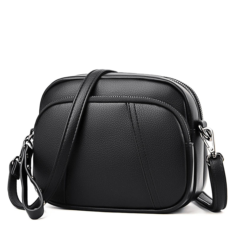 High Quality Leather Handbag Purse Women Bag Trend Luxury Designer Shoulder Crossbody Sac Ladies Branded Messenger Small Tote