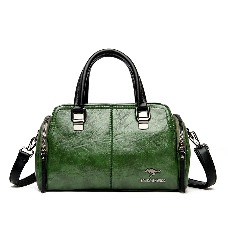 High Quality Leather Handbags Crossbody Shoulder Bags for Women Famous Designer Ladies Casual Large Capacity Tote Shopping Bag