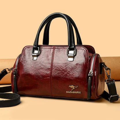 High Quality Leather Handbags Crossbody Shoulder Bags for Women Famous Designer Ladies Casual Large Capacity Tote Shopping Bag