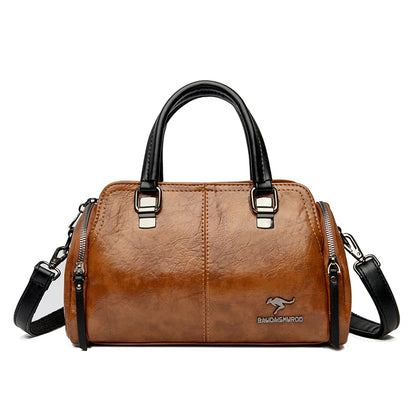 High Quality Leather Handbags Crossbody Shoulder Bags for Women Famous Designer Ladies Casual Large Capacity Tote Shopping Bag