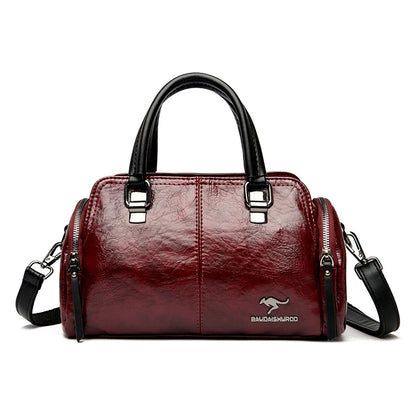 High Quality Leather Handbags Crossbody Shoulder Bags for Women Famous Designer Ladies Casual Large Capacity Tote Shopping Bag