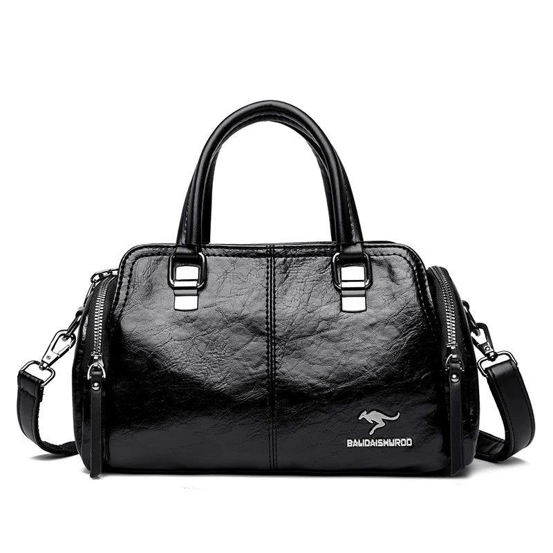 High Quality Leather Handbags Crossbody Shoulder Bags for Women Famous Designer Ladies Casual Large Capacity Tote Shopping Bag