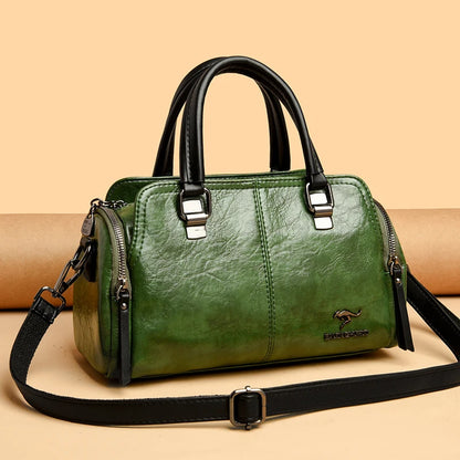 High Quality Leather Handbags Crossbody Shoulder Bags for Women Famous Designer Ladies Casual Large Capacity Tote Shopping Bag