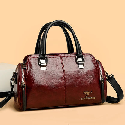 High Quality Leather Handbags Crossbody Shoulder Bags for Women Famous Designer Ladies Casual Large Capacity Tote Shopping Bag