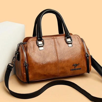 High Quality Leather Handbags Crossbody Shoulder Bags for Women Famous Designer Ladies Casual Large Capacity Tote Shopping Bag