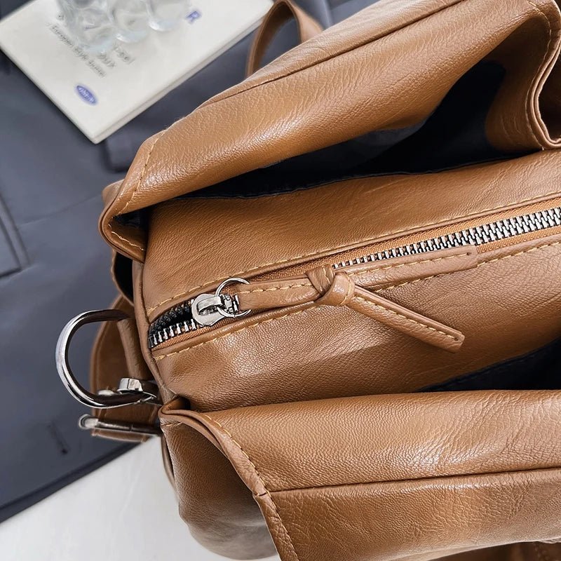 High Quality Leather Ladies Handbags Crossbody Shoulder Bags for Women Luxury Designer Large Capacity Female Messenger Bags Sac