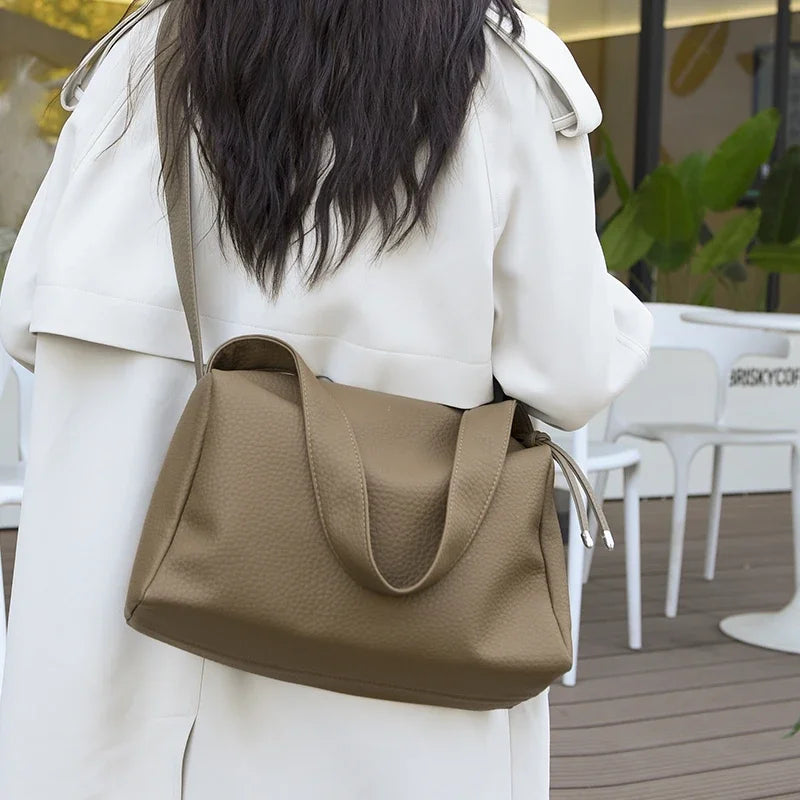 High Quality Leather Ladies Handbags Crossbody Shoulder Bags for Women Luxury Designer Large Capacity Female Messenger Bags Sac