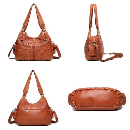 High Quality Leather Luxury Handbags Women Shoulder Bags Designer Crossbody Bag for Women Bag Fashion Female Messenger Bag Purse