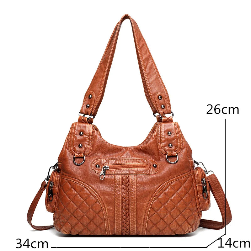 High Quality Leather Luxury Handbags Women Shoulder Bags Designer Crossbody Bag for Women Bag Fashion Female Messenger Bag Purse