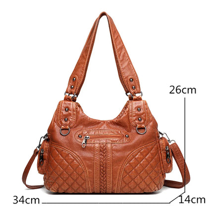 High Quality Leather Luxury Handbags Women Shoulder Bags Designer Crossbody Bag for Women Bag Fashion Female Messenger Bag Purse