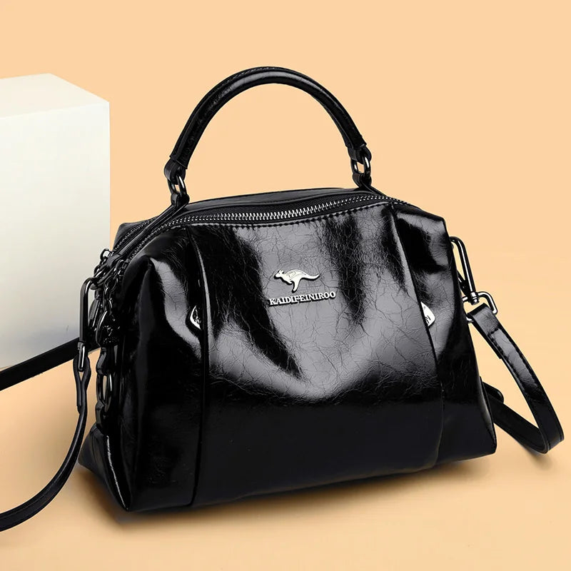 High Quality Leather Purses and Handbags for Women Luxury Designer Shoulder Crossbody Bag New Ladies Messenger Bags Sac A Main