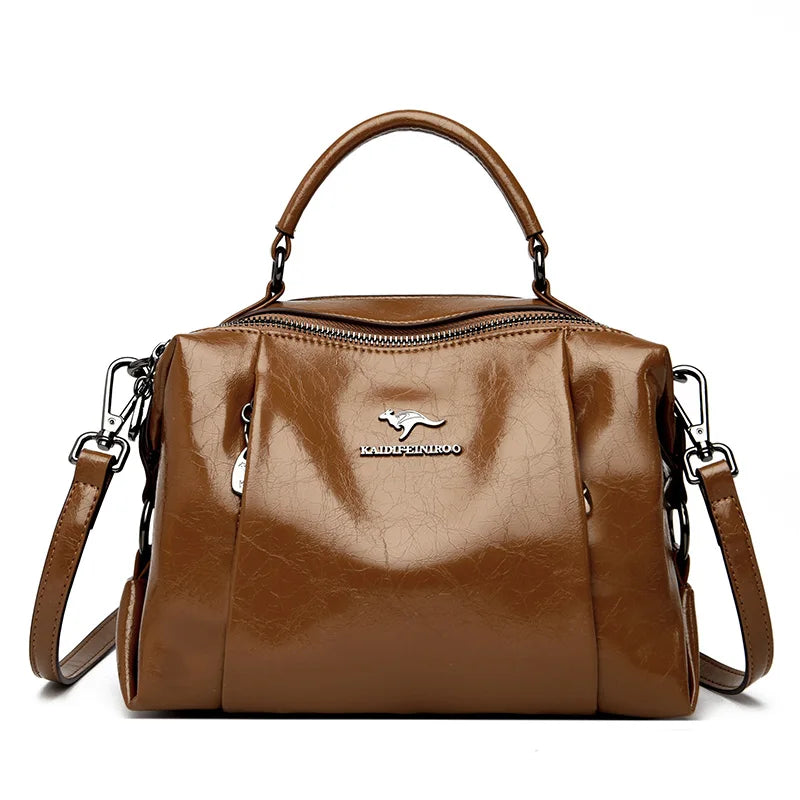 High Quality Leather Purses and Handbags for Women Luxury Designer Shoulder Crossbody Bag New Ladies Messenger Bags Sac A Main