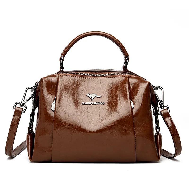 High Quality Leather Purses and Handbags for Women Luxury Designer Shoulder Crossbody Bag New Ladies Messenger Bags Sac A Main