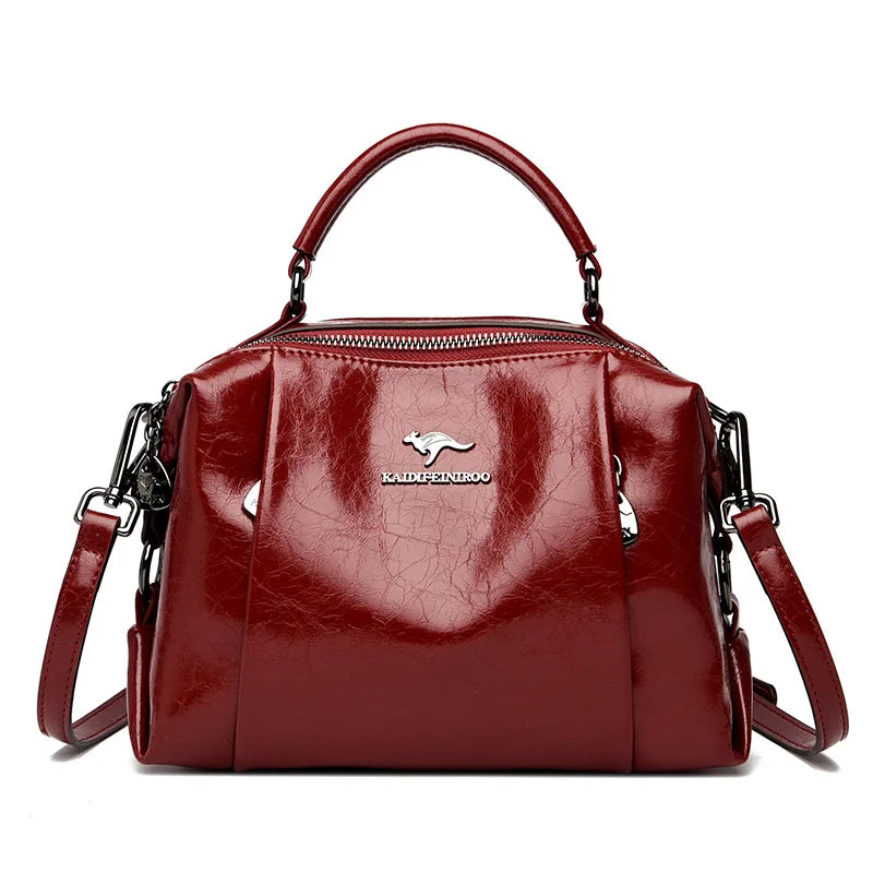 High Quality Leather Purses and Handbags for Women Luxury Designer Shoulder Crossbody Bag New Ladies Messenger Bags Sac A Main