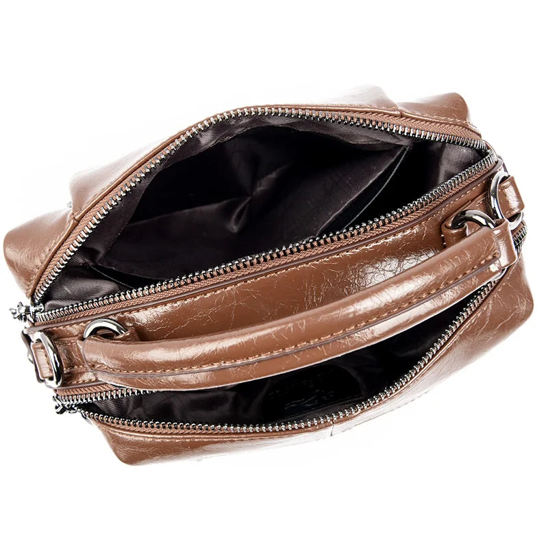 High Quality Leather Purses and Handbags for Women Luxury Designer Shoulder Crossbody Bag New Ladies Messenger Bags Sac A Main